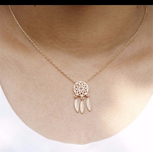 none Jewelry - Dreamcatcher necklace trendy simple delicate